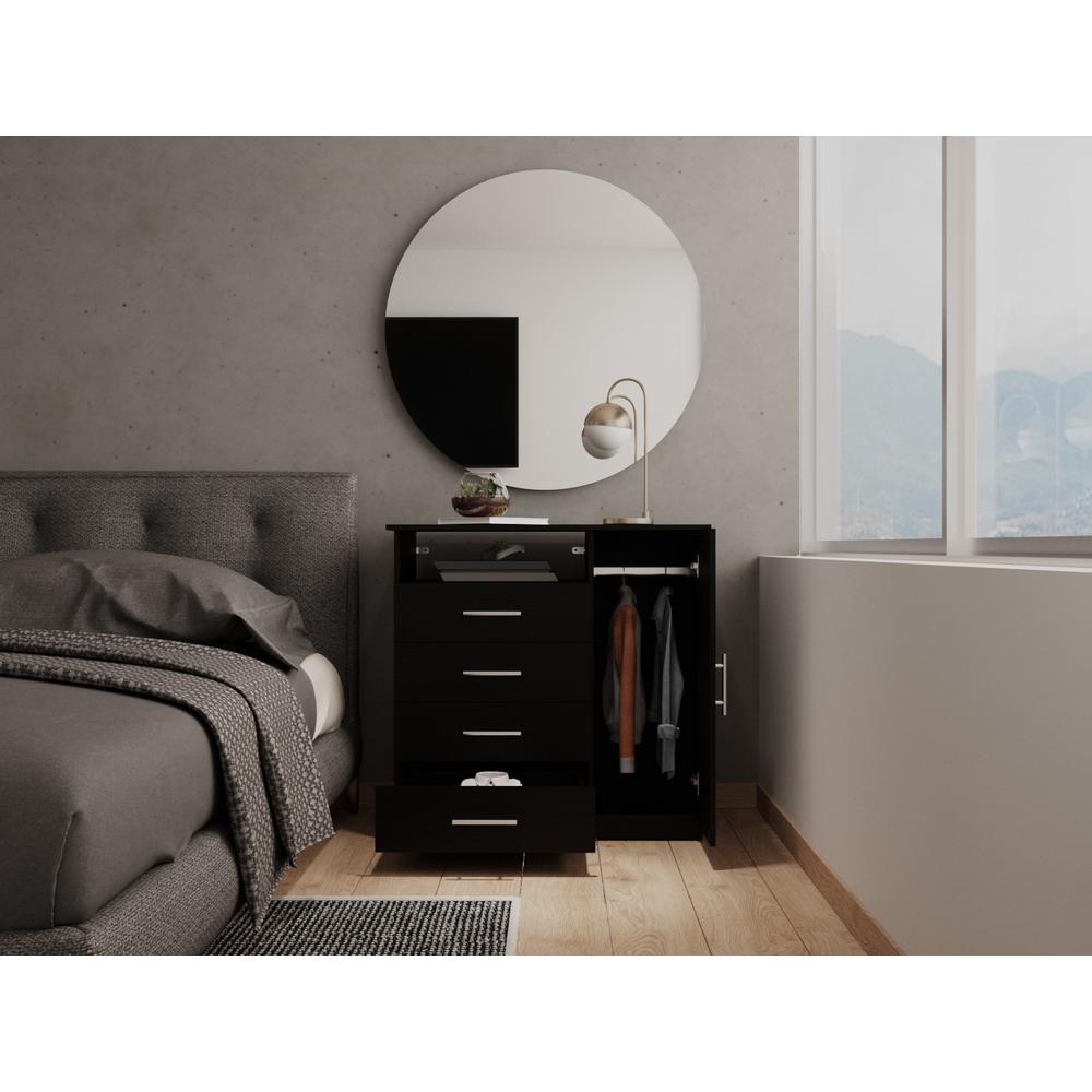 Rioja  4 Drawer Dresser Black Wengue. Picture 2