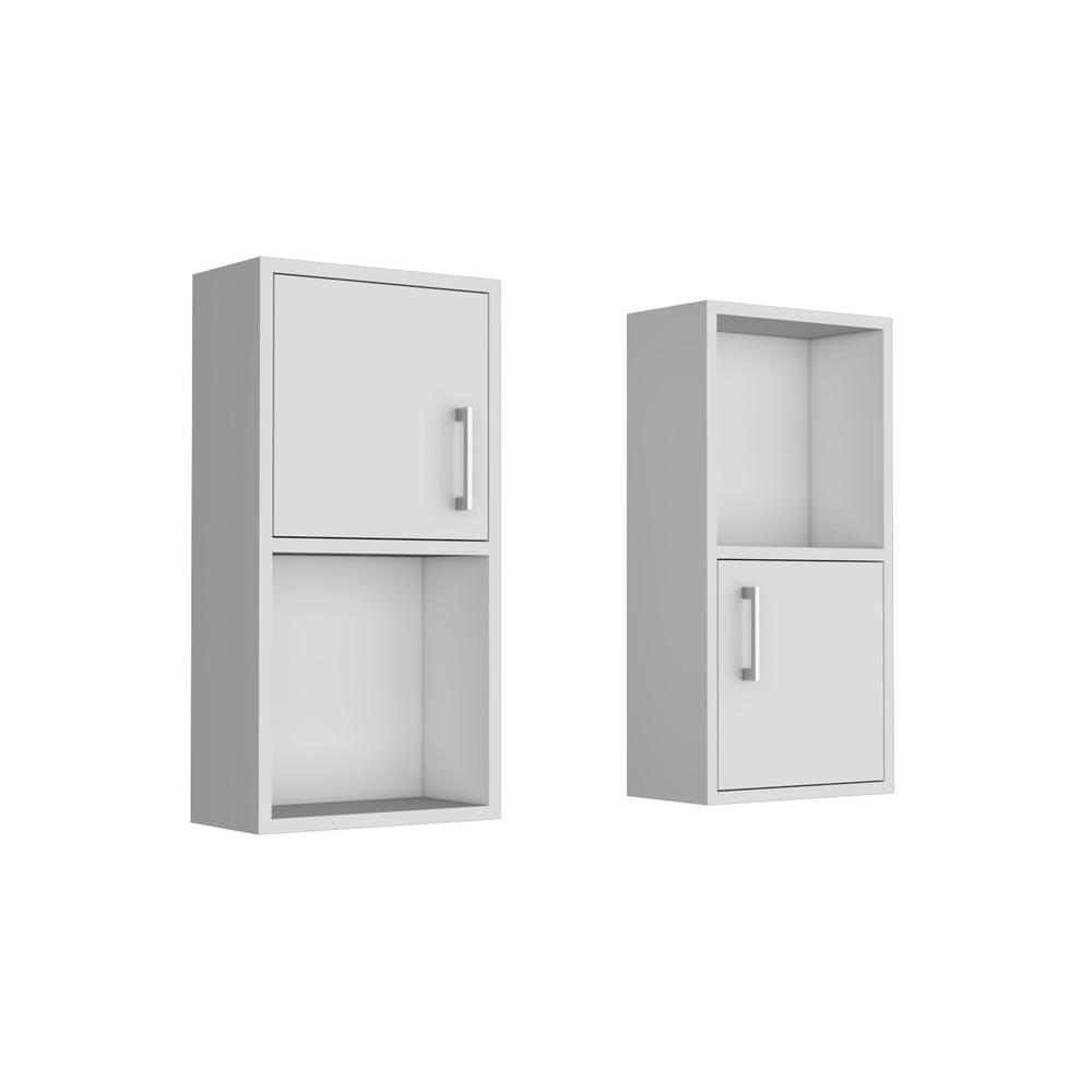 Eak 24" H 2 Pcs Wall Mounted Bathroom Medicine Cabinet. Picture 1