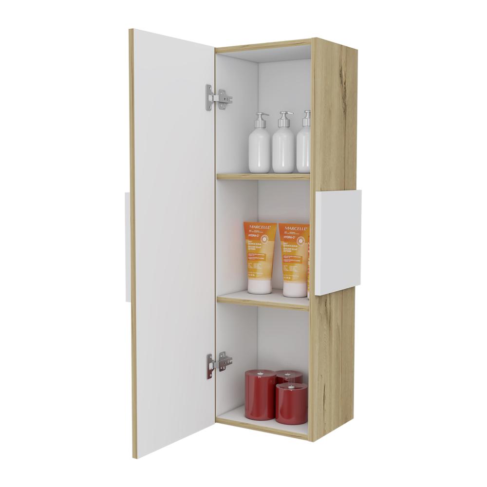 Magna Medicine Cabinet-Light Oak/White. Picture 5