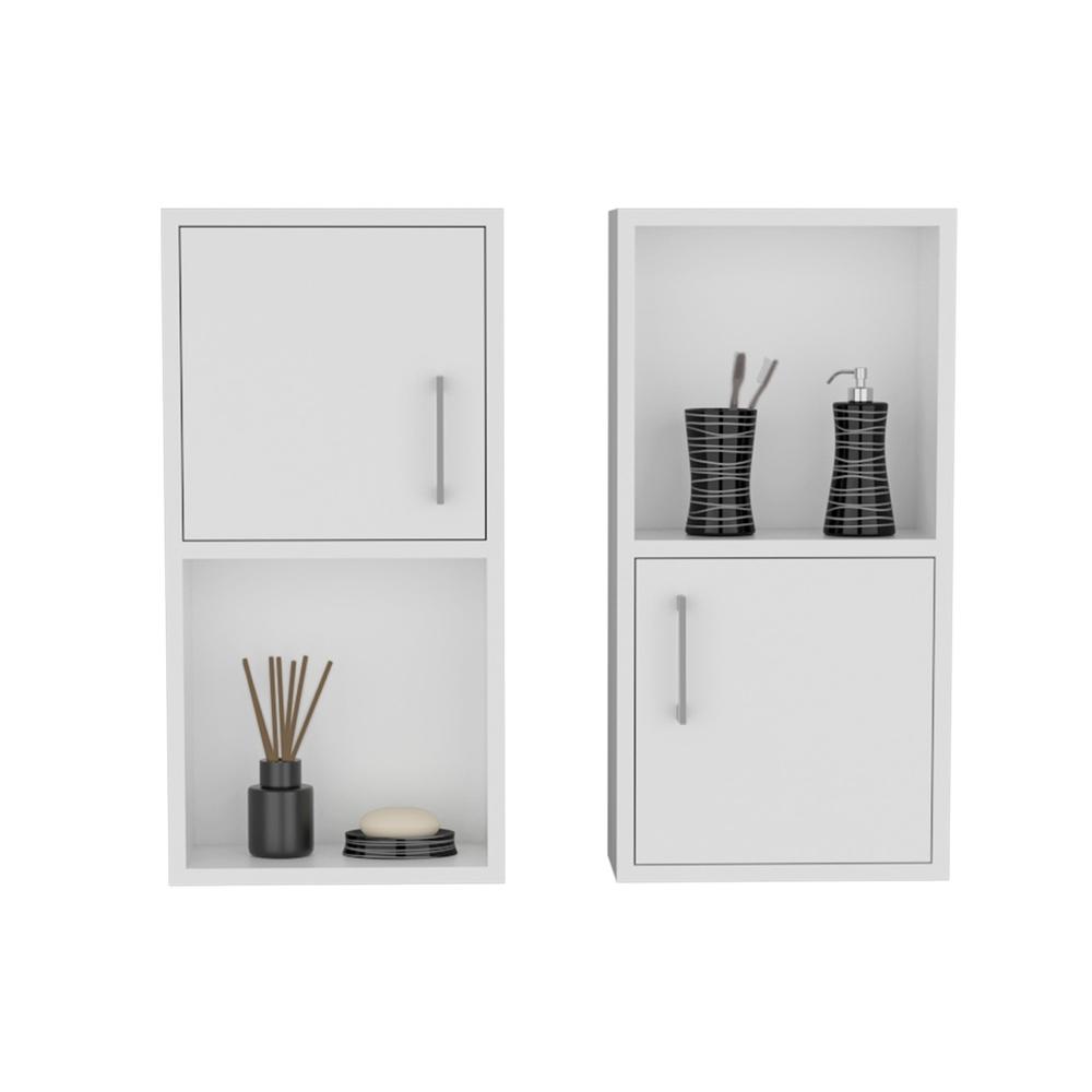 Eak 24" H 2 Pcs Wall Mounted Bathroom Medicine Cabinet. Picture 3