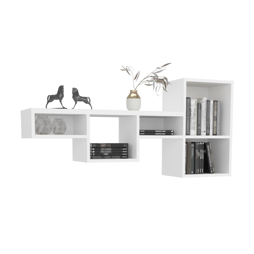 Norman Shelf, 7 Shelves, White. Picture 2