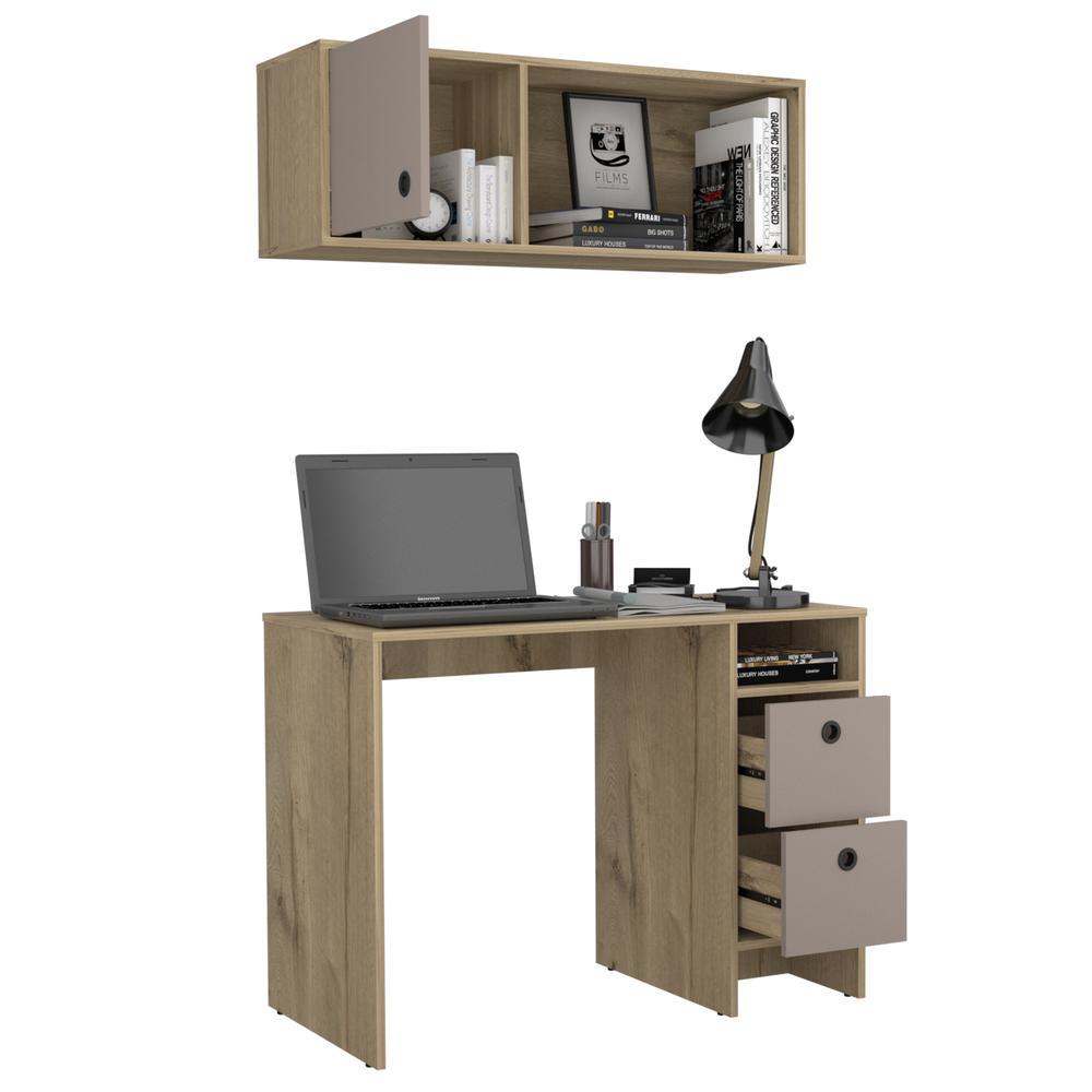 Aramis Office Set - Light Oak+Taupe. Picture 3