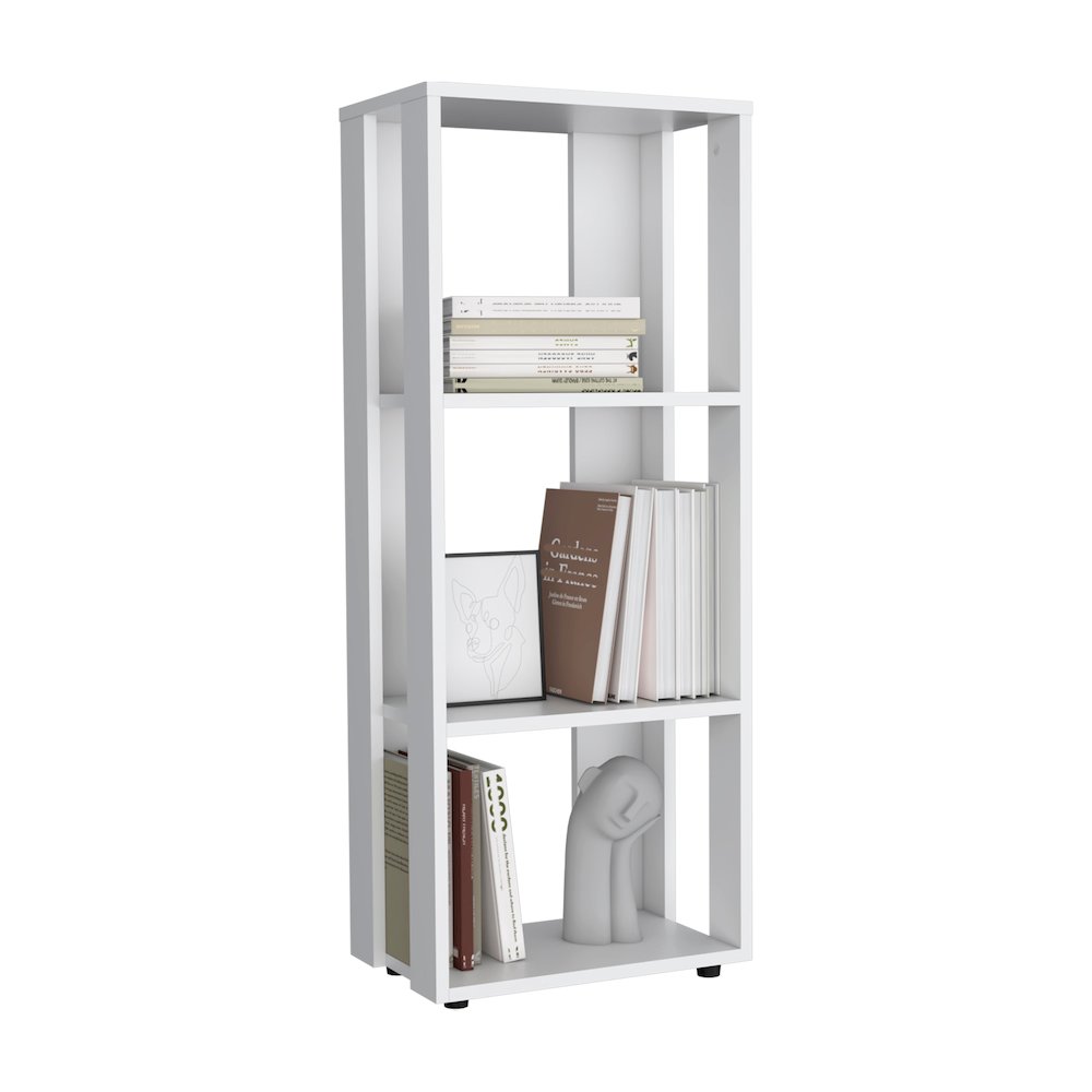 Laurier Office Library, 3 Shelves, White. Picture 3