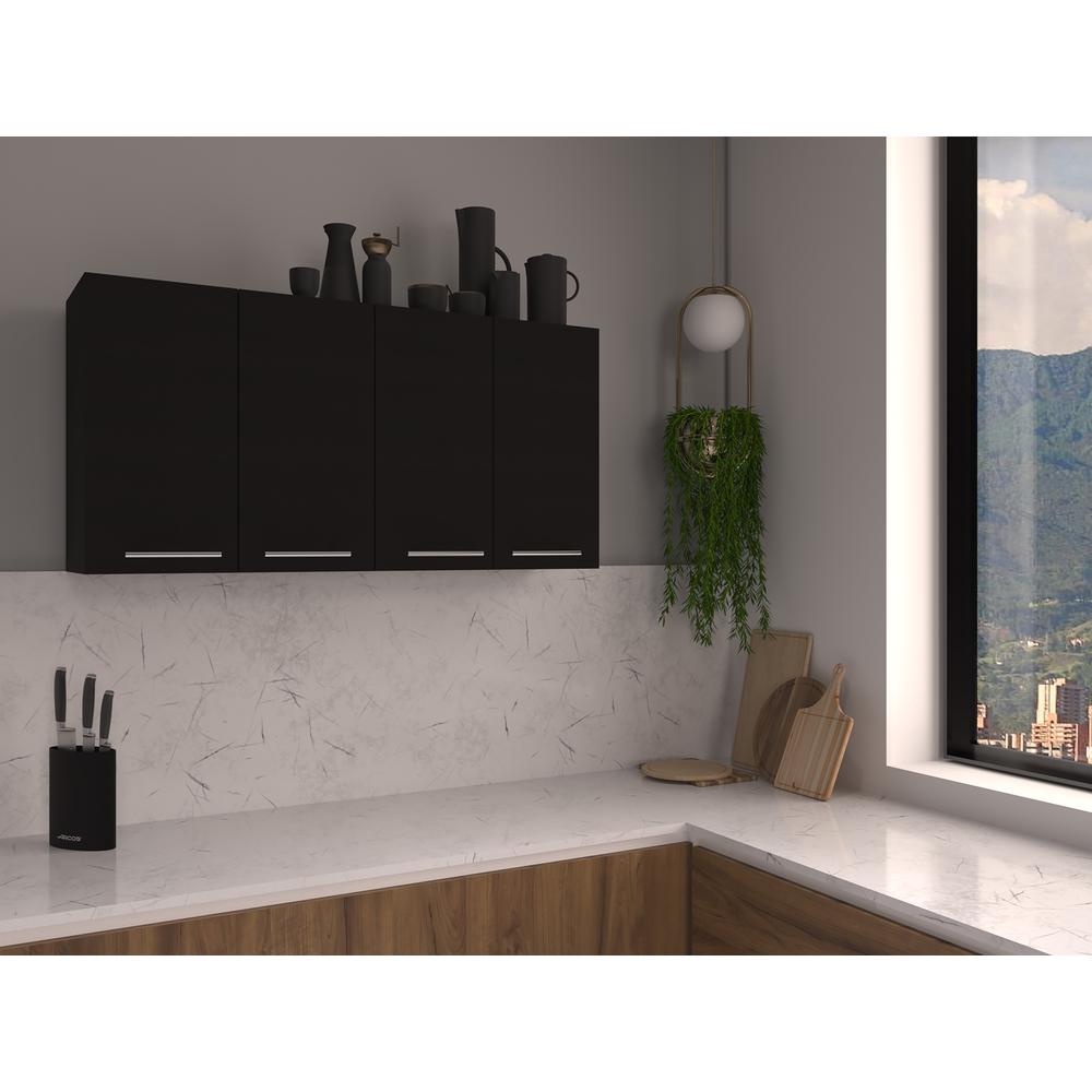 Oceana 120 Kitchen Cabinet Black Wengue. Picture 7