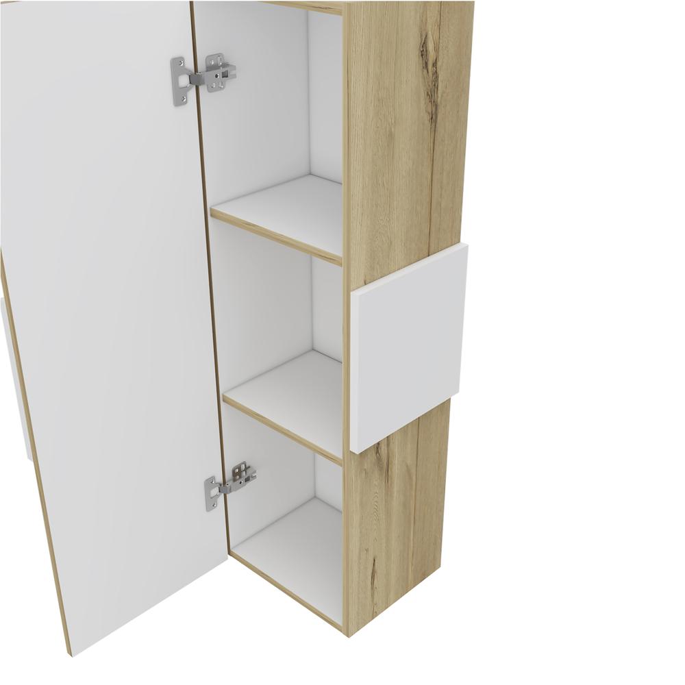 Magna Medicine Cabinet-Light Oak/White. Picture 7
