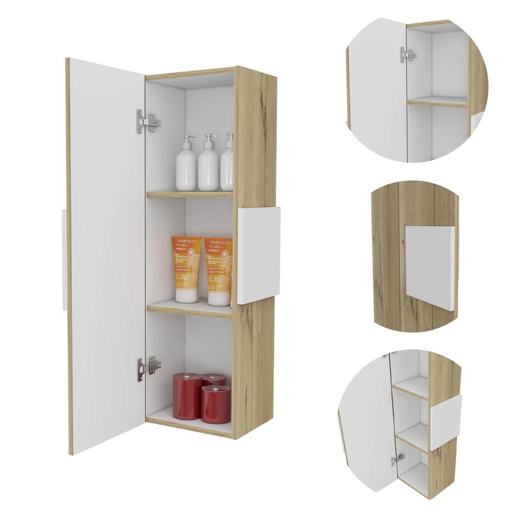 Magna Medicine Cabinet-Light Oak/White. Picture 6