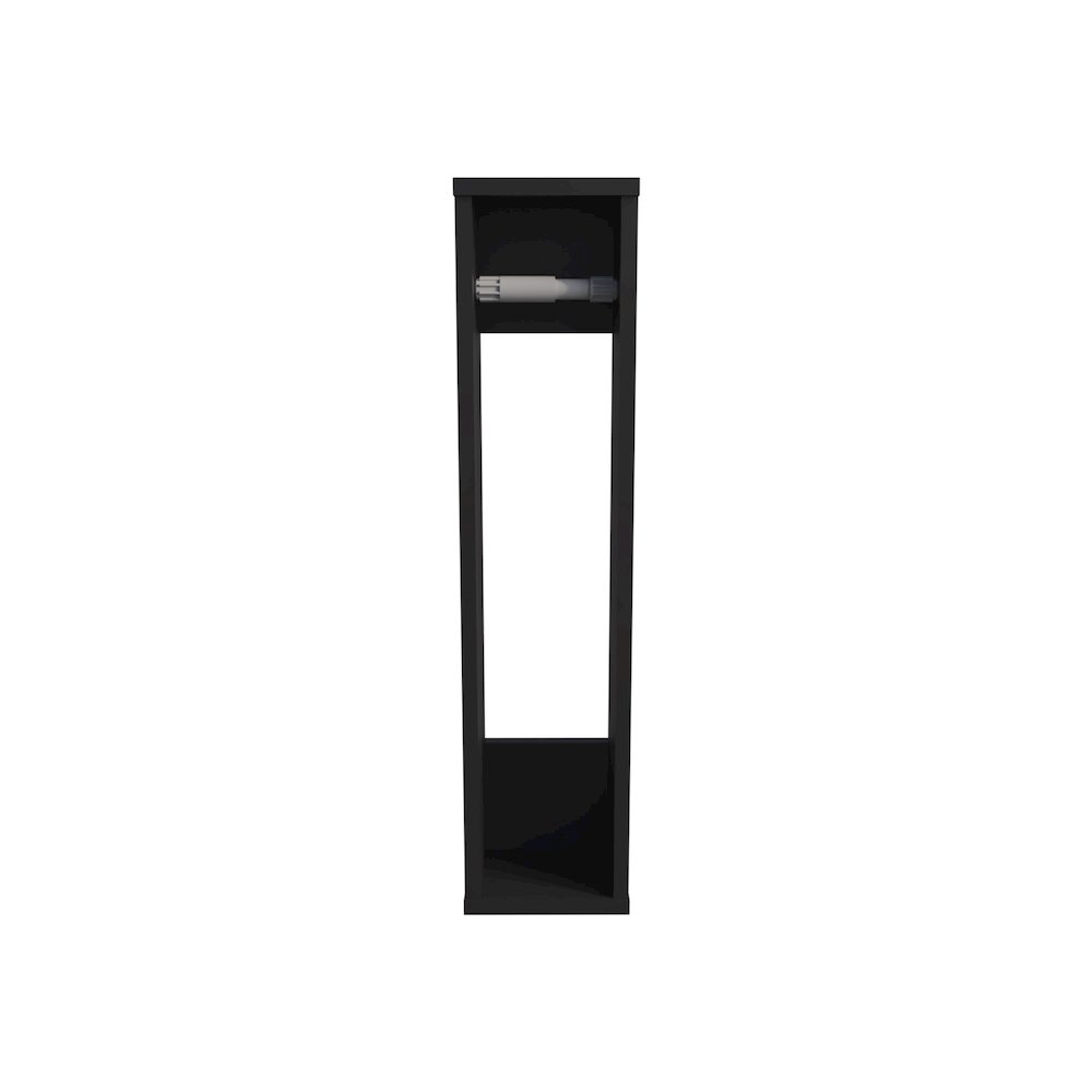 Golovin Shelf with 2 Shelves, Black Wengue. Picture 1