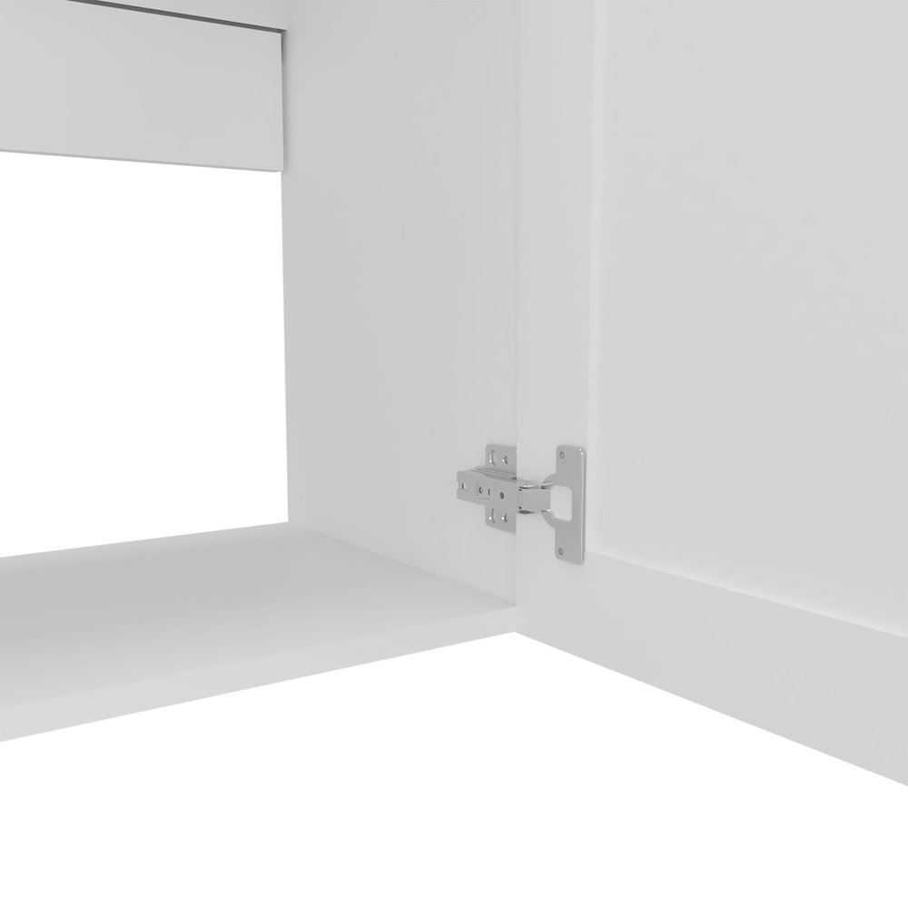 Burbank Wall Cabinet, 2 Doors, White. Picture 3