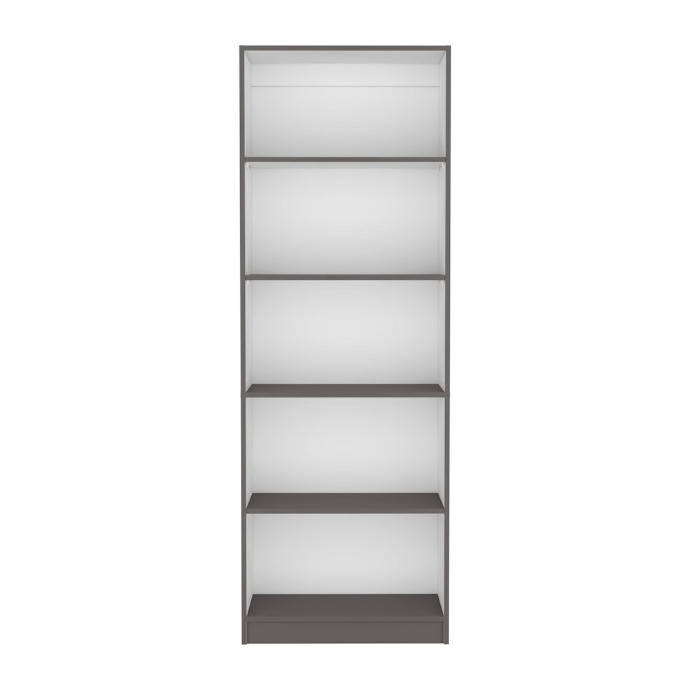 Vinton 4-Tier Bookcase with Modern Storage for Books and Décor. Picture 7