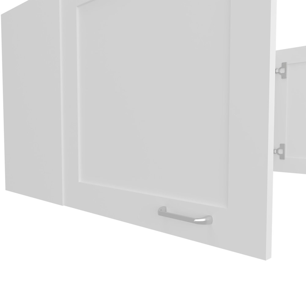 Burbank Wall Cabinet, 2 Doors, White. Picture 4