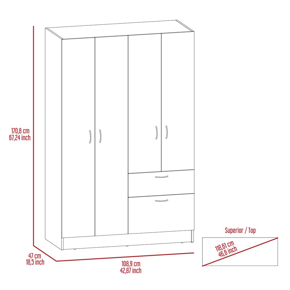 Itaca Armoire - Black/White. Picture 8