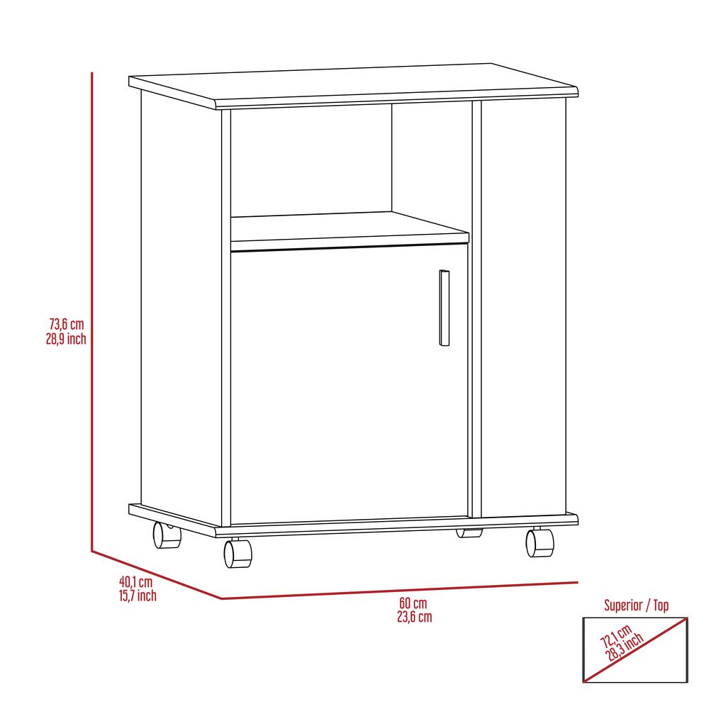 DEPOT E-SHOP Munich Lower Microwave Pantry Cabinet. Picture 2