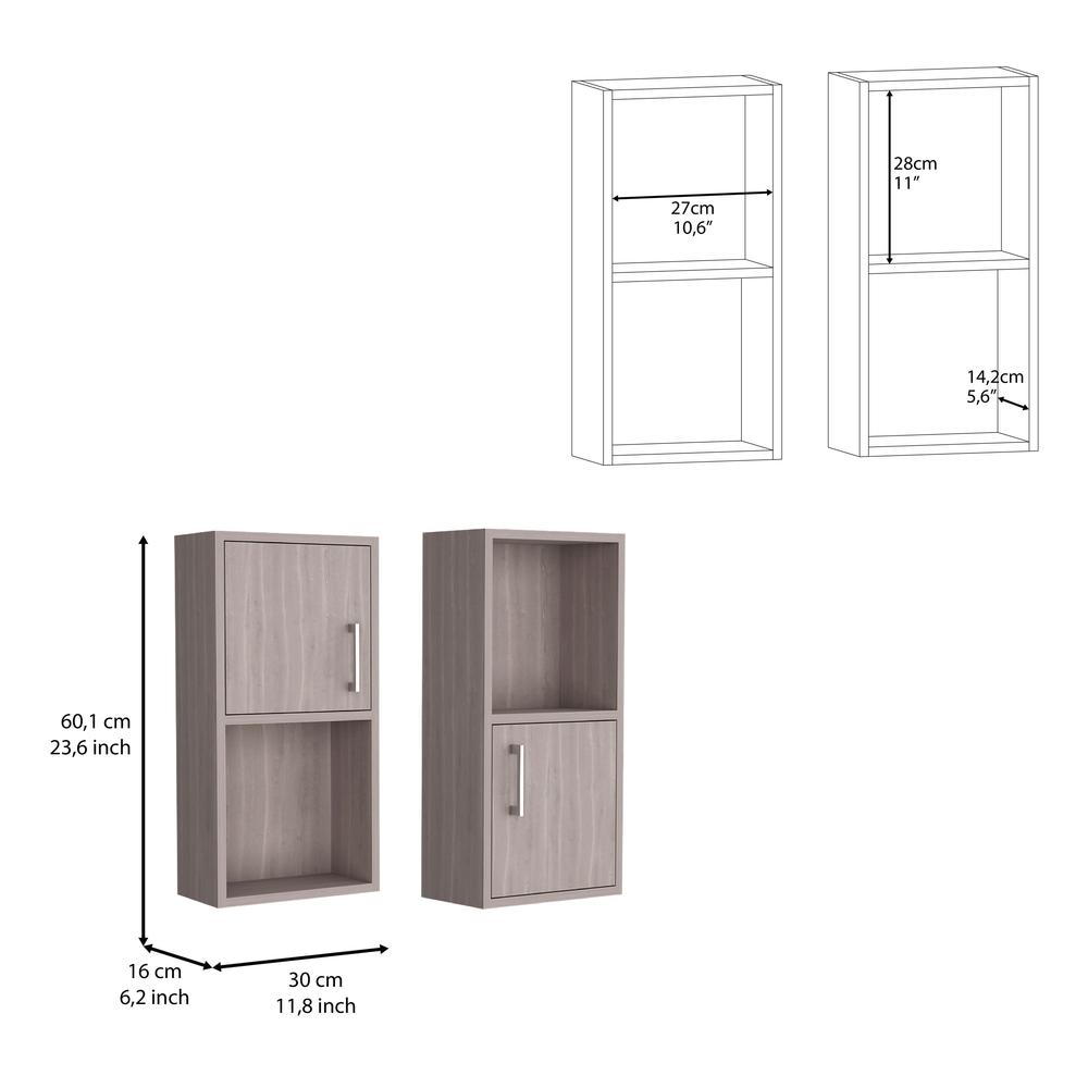 Eak 24" H 2 Pcs Wall Mounted Bathroom Medicine Cabinet. Picture 5
