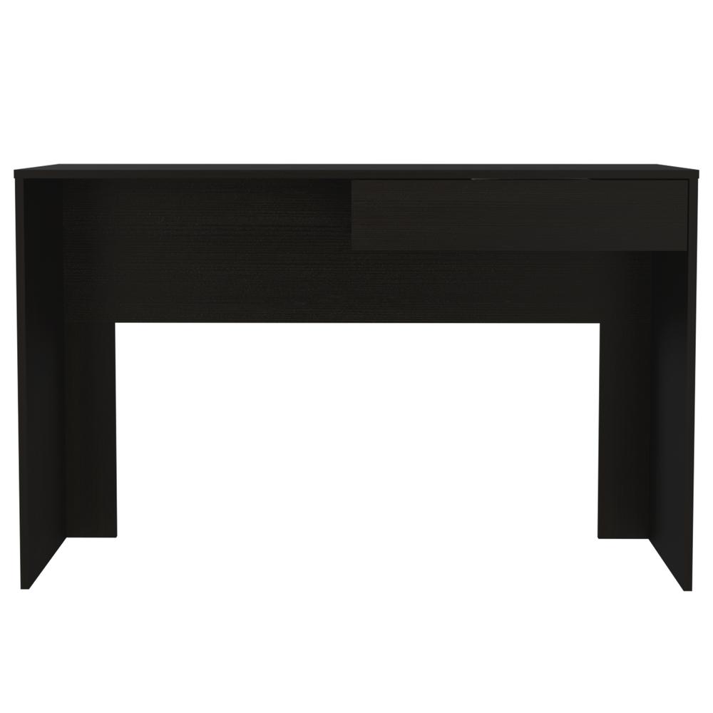 Acanto 1 Drawer Computer Desk Black Wengue. Picture 2