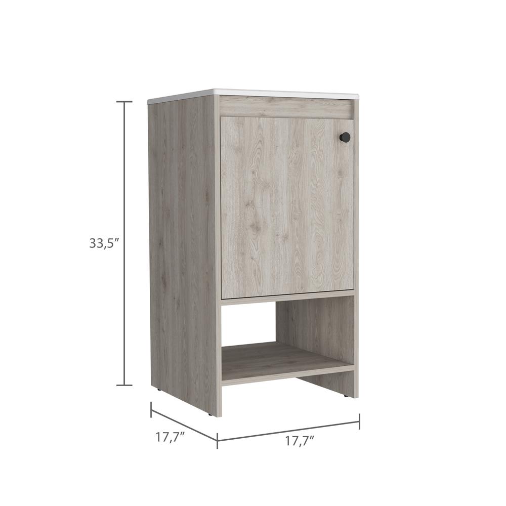 Braavos Bathroom Vanity - Light Grey. Picture 3