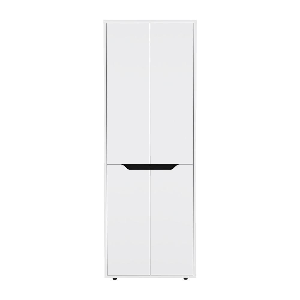 67"H Kitchen Storage Cabinet, with Four Doors and Five Interior Shelves. Picture 1