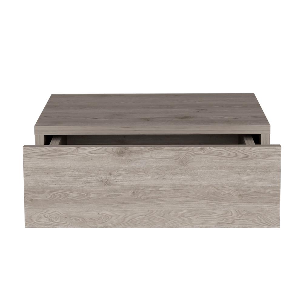 Ivor Floating Nightstand, Modern Wall-Mounted Bedside Shelf with Drawer. Picture 2
