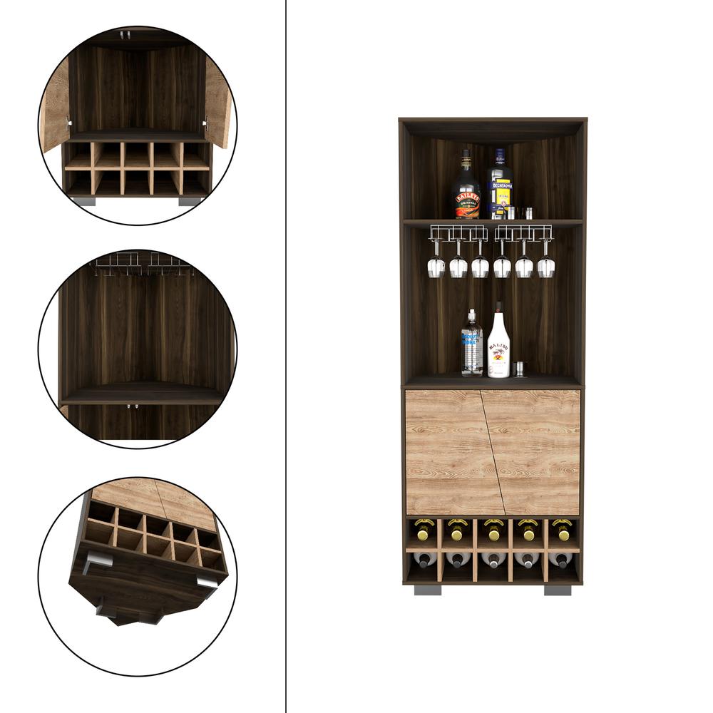 DEPOT E-SHOP Nassau Corner Bar Cabinet. Picture 2