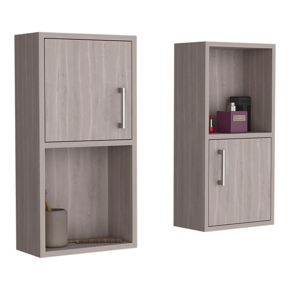 Eak 24" H 2 Pcs Wall Mounted Bathroom Medicine Cabinet. Picture 4