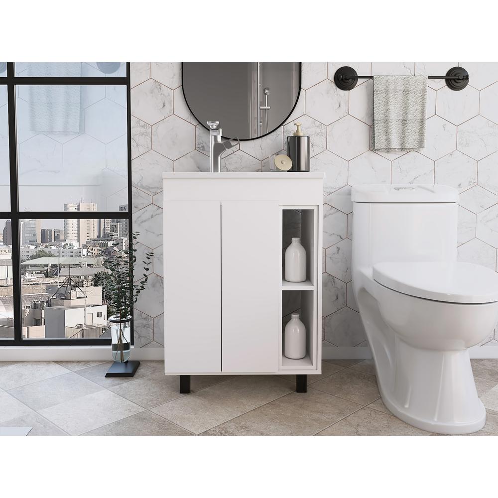 24" Meka Vanity White (2C) Blanco Nevado. Picture 7