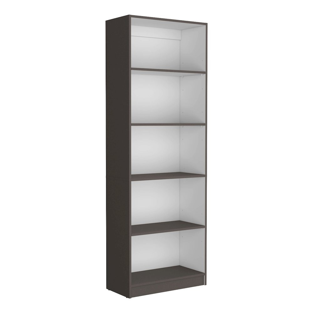 Vinton 4-Tier Bookcase with Modern Storage for Books and Décor. Picture 1