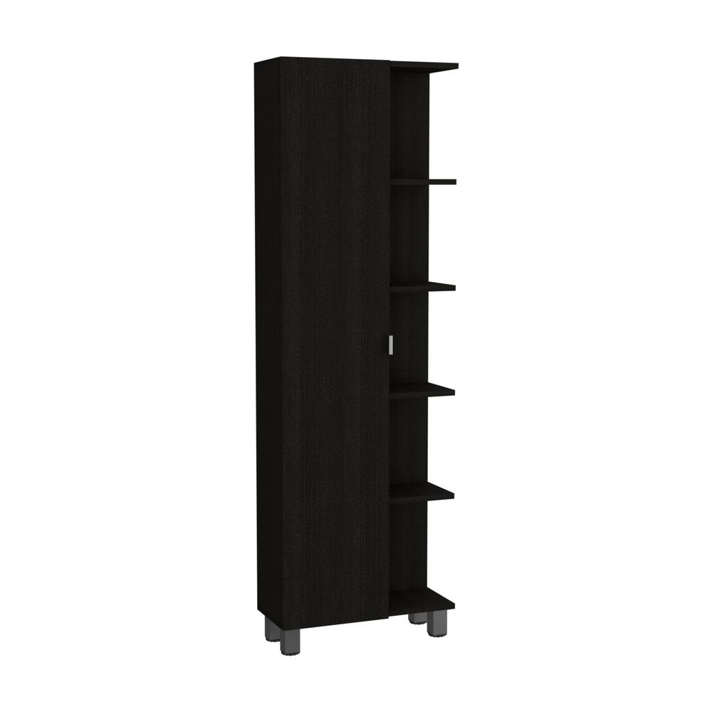 Venus Linen Cabinet Black Wengue. Picture 1