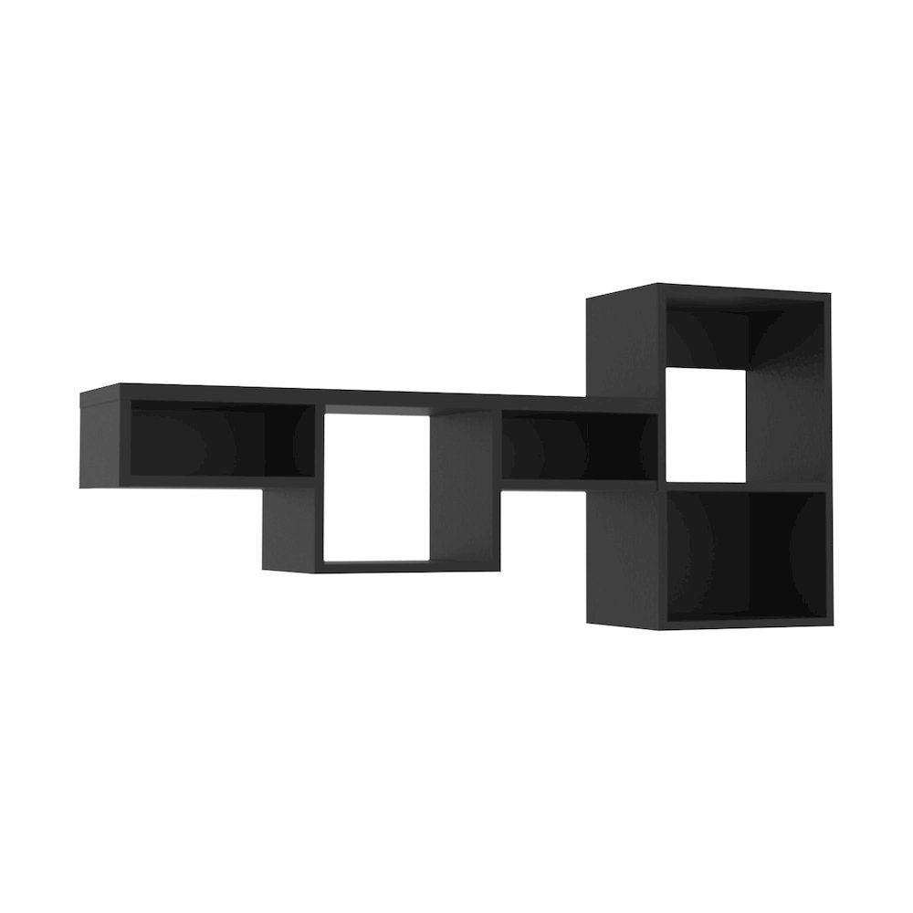Norman Shelf, 7 Shelves, Black. Picture 1