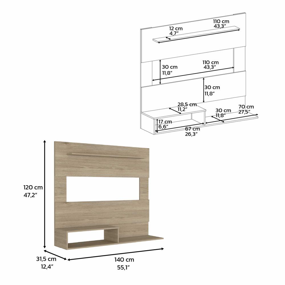 DEPOT E-SHOP Baden Floating Entertainment Center. Picture 4