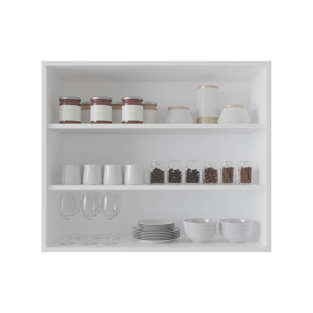 Ida Wall Shelf, 3 Shelves, White. Picture 7