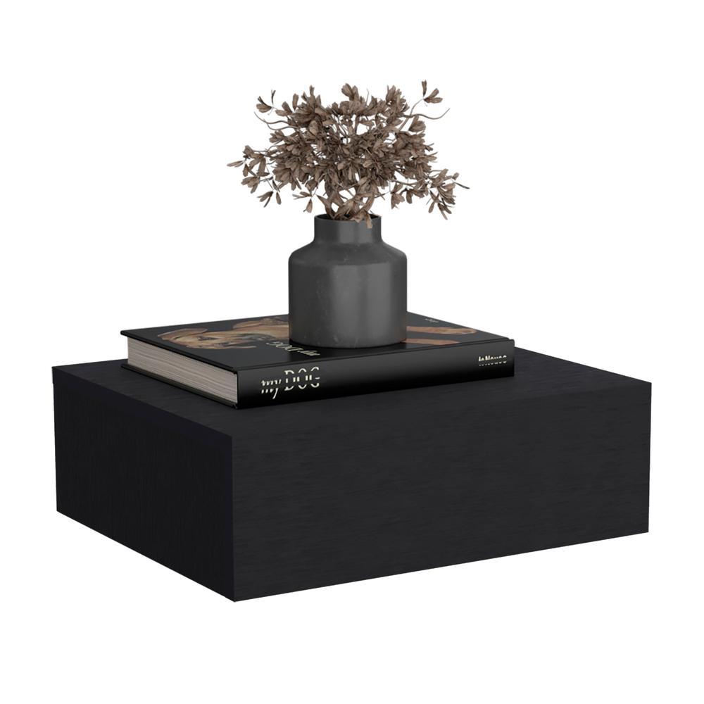 Ivor Floating Nightstand, Modern Wall-Mounted Bedside Shelf with Drawer. Picture 4