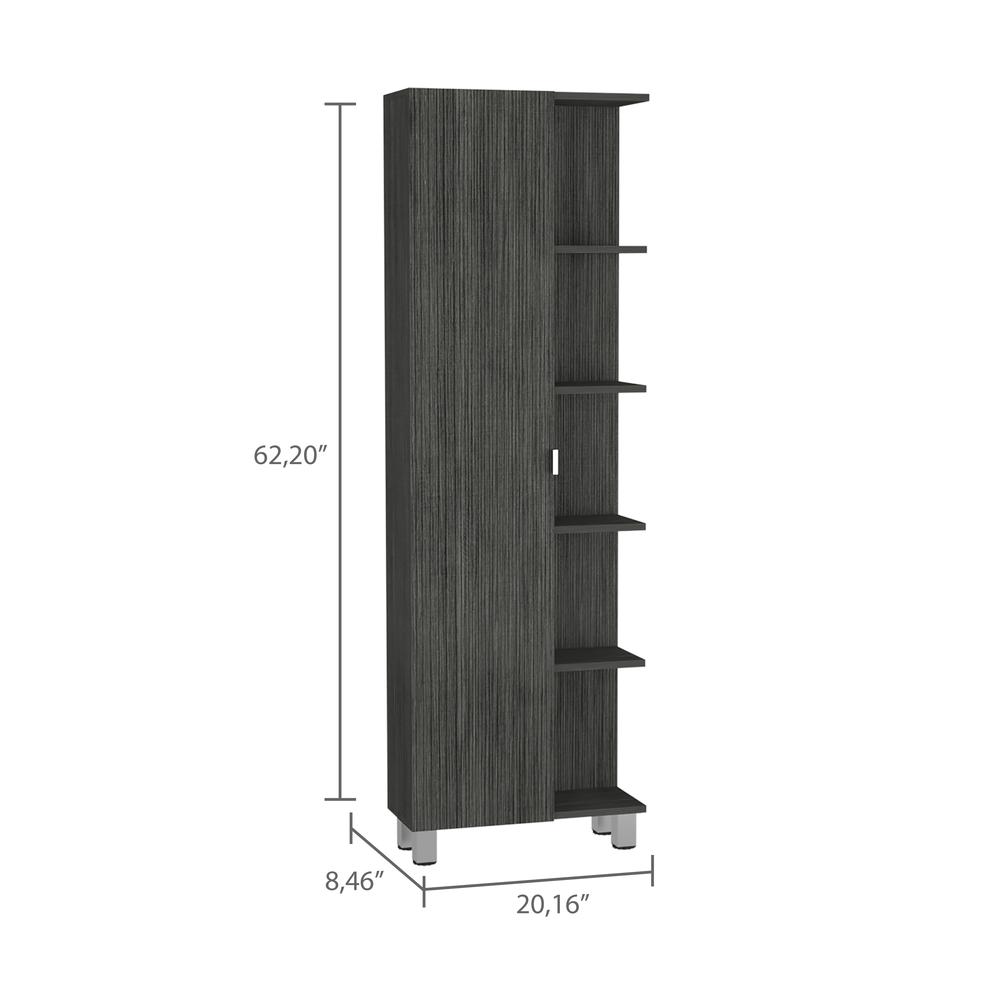 Venus Linen Cabinet - Smoky Oak. Picture 3