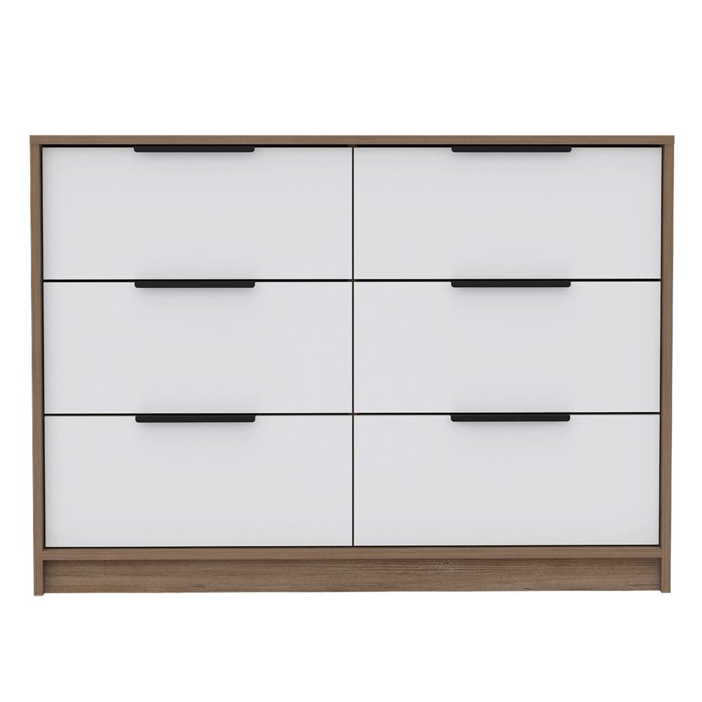Egeo 4 Drawers Dresser Pine-White. Picture 5