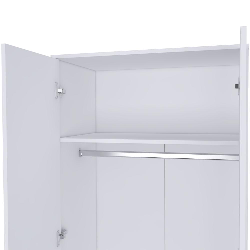 Darwin 180 Armoire - White. Picture 6