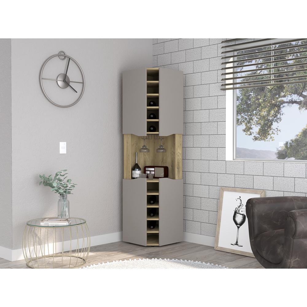 DEPOT E-SHOP Mecca Corner Bar Cabinet. Picture 5