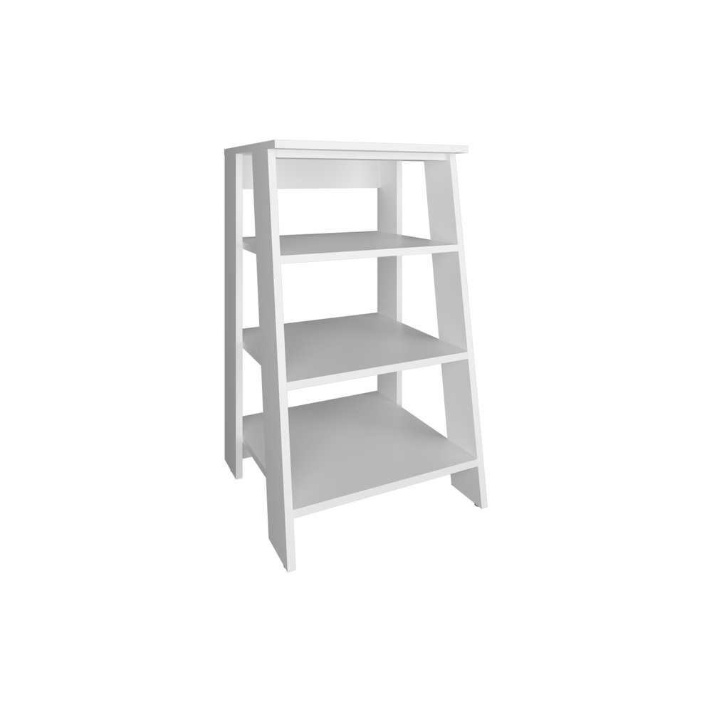 Colyn Linen Cabinet, Four Shelves, Vertical, Black. Picture 1