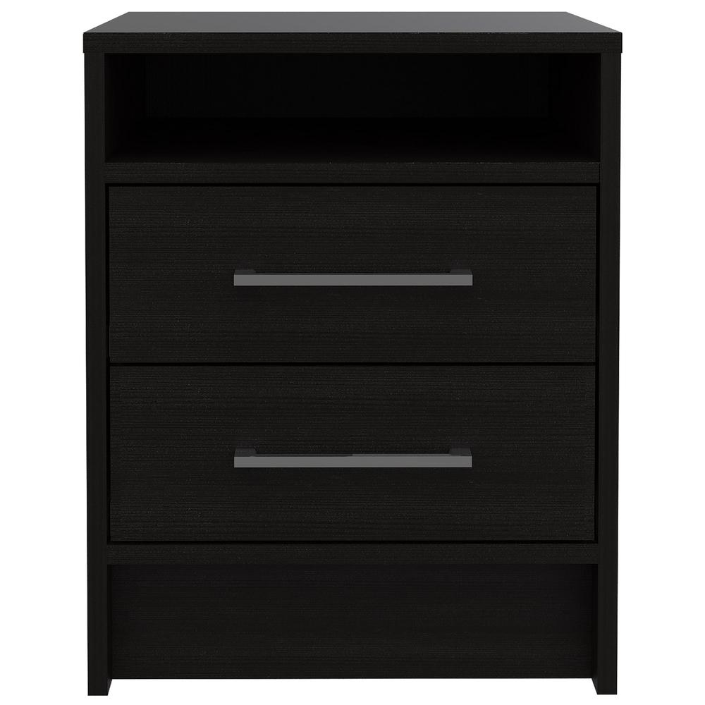 Leyva Nightstand Black Wengue. Picture 2