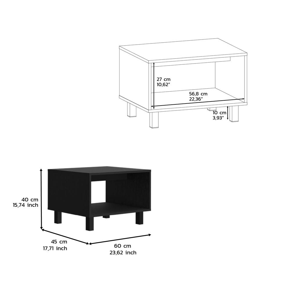 Carter 2 Piece Living Room Set, Streamlined with TV Stand and Coffee Table. Picture 7