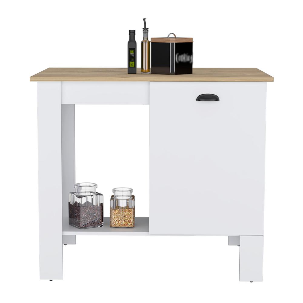 DEPOT E-SHOP Caddo Kitchen Island with Storage and Cabinet. Picture 2