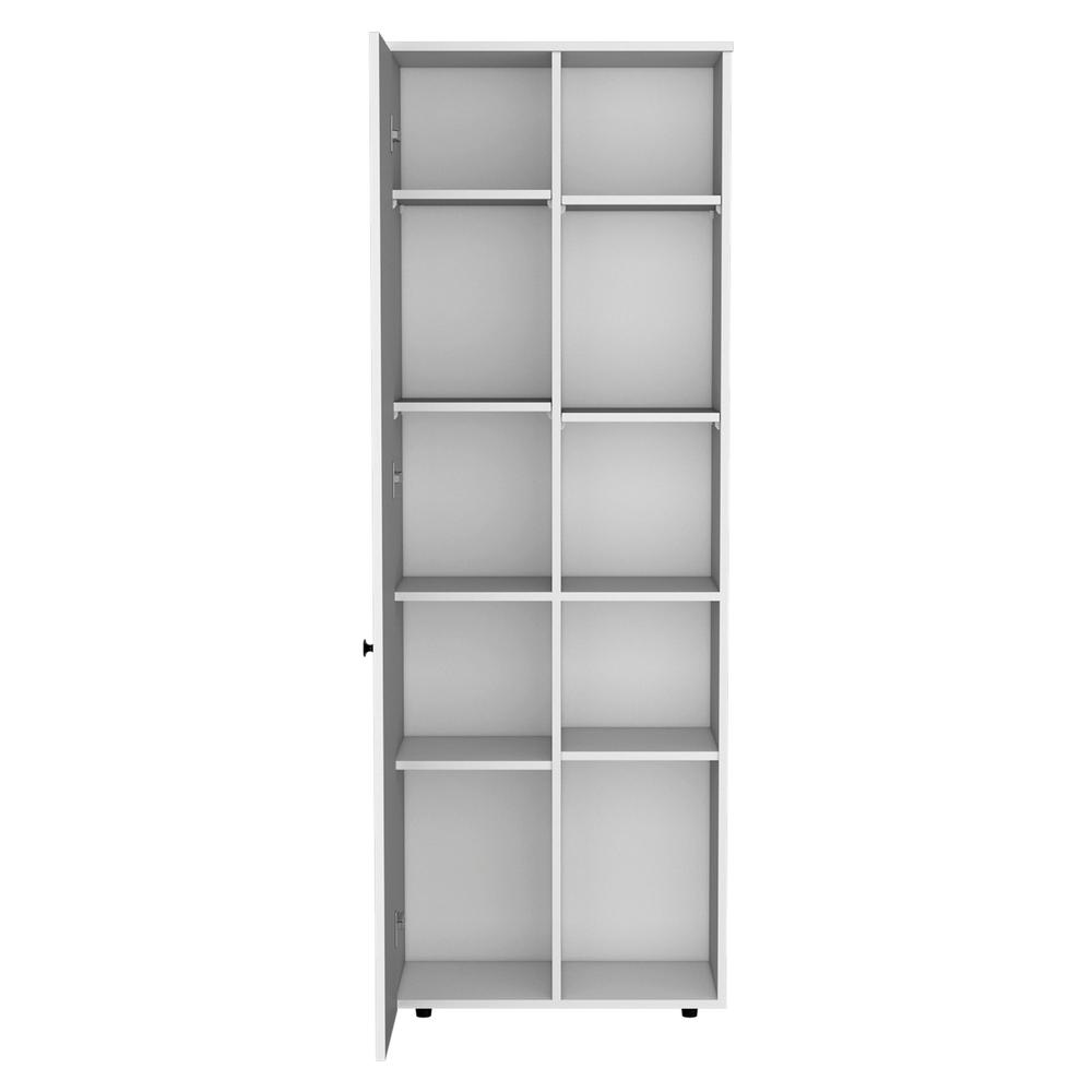 Kitchen Storage Cabinet With One Door, Five Interior Shelves. Picture 2