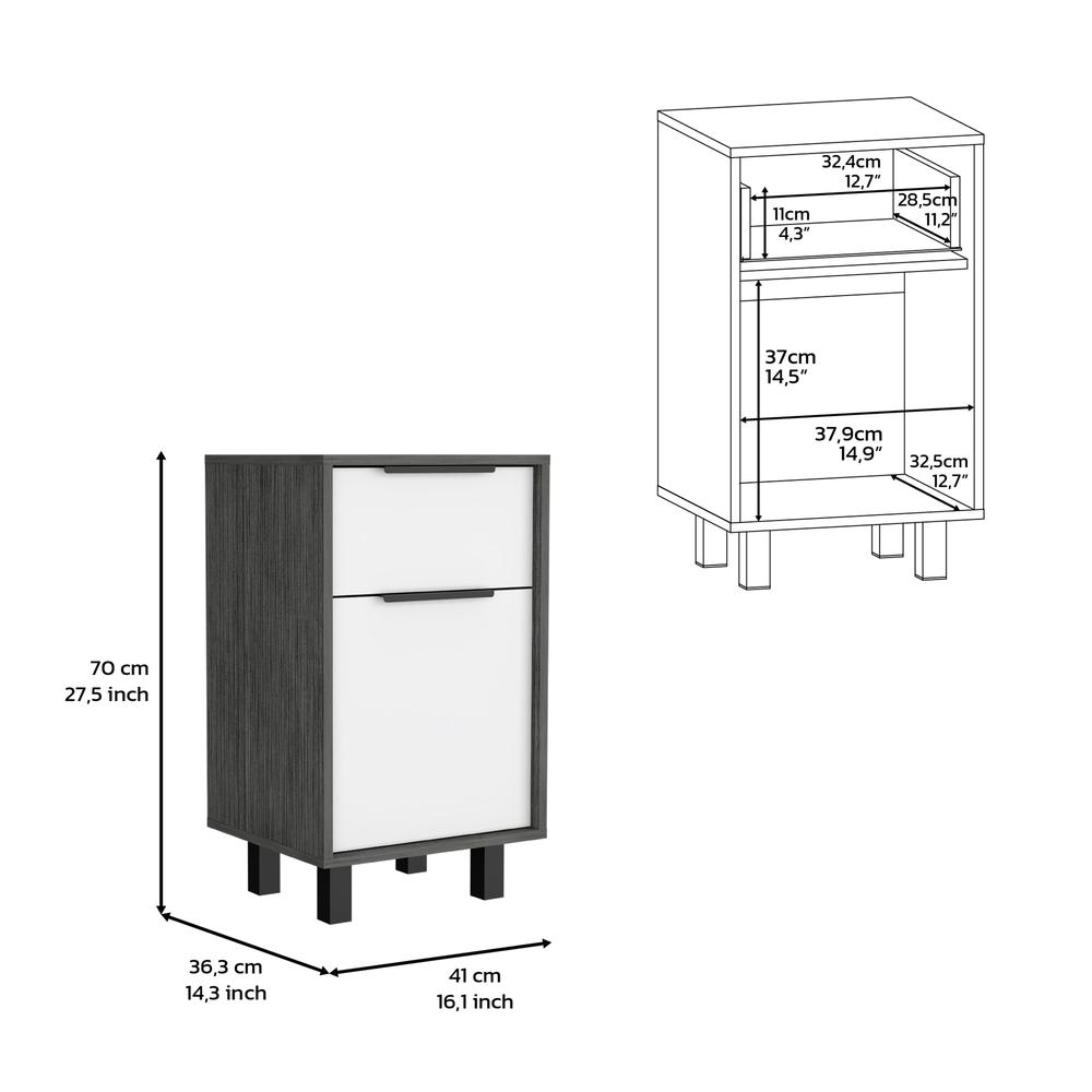 DEPOT E-SHOP Accra Nightstand. Picture 3