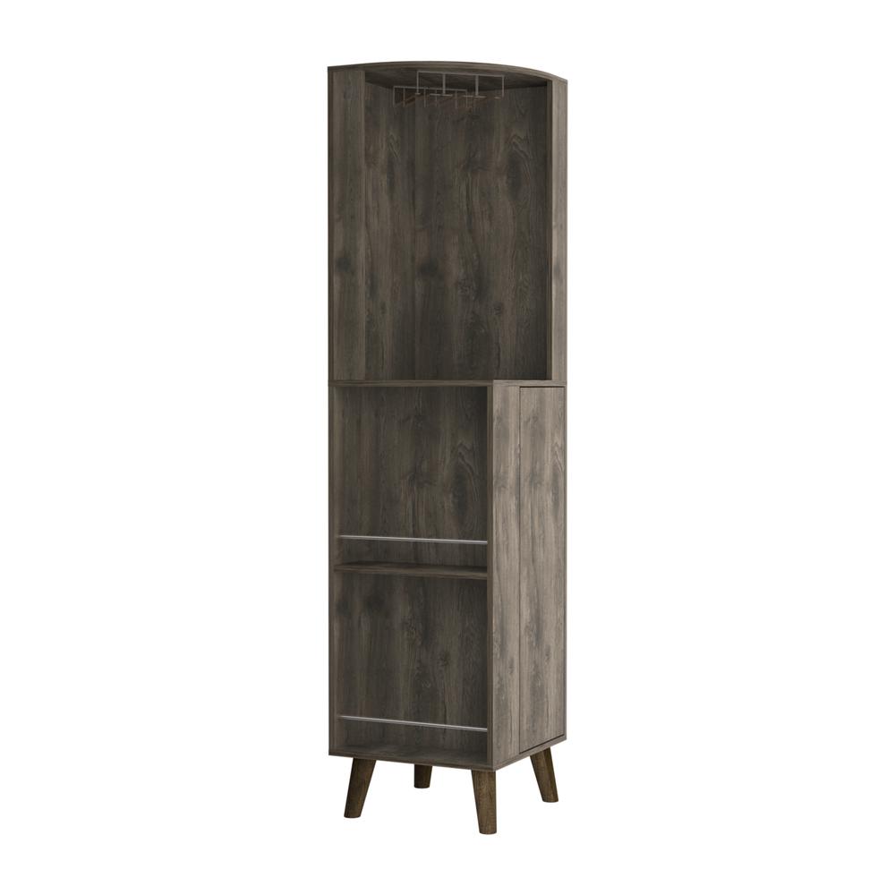 DEPOT E-SHOP Jaipur Corner Bar Cabinet. Picture 1