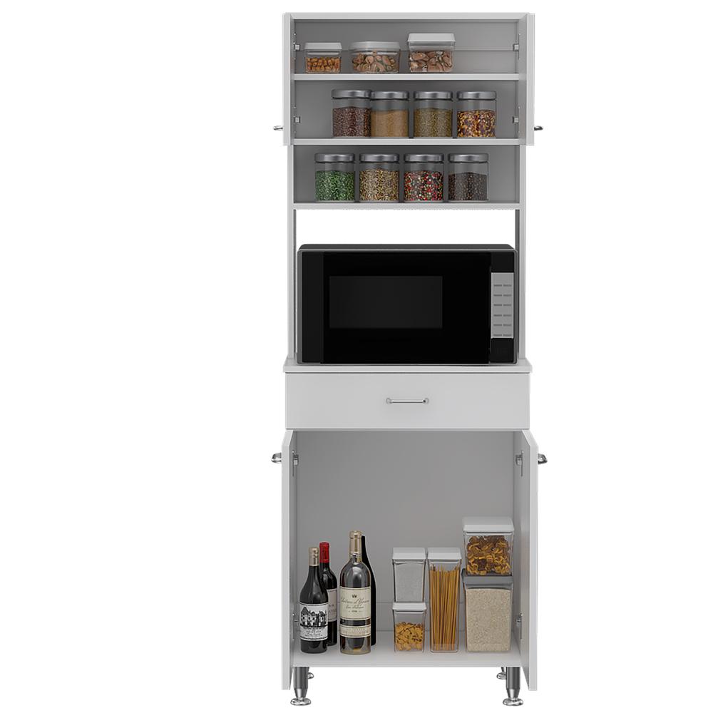 Helis 60 Kitchen Pantry White. Picture 4