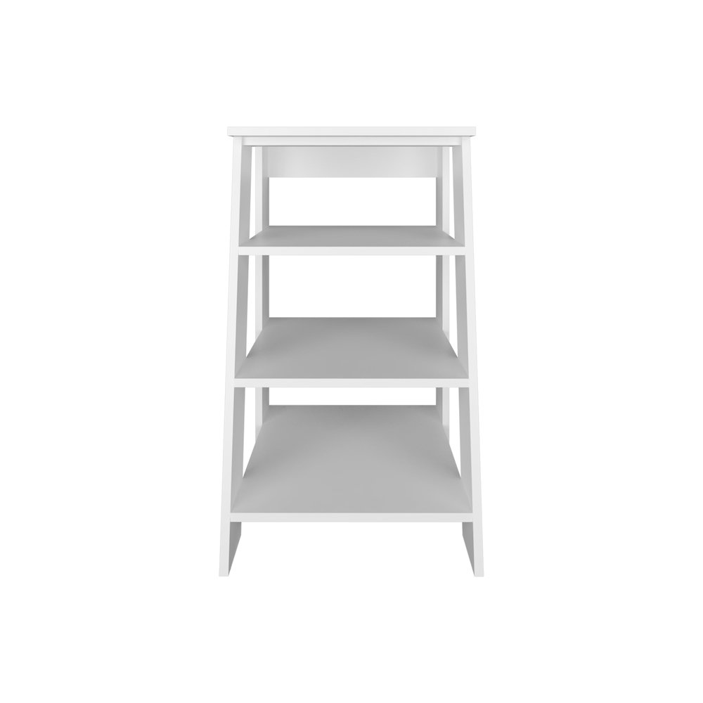 Colyn Linen Cabinet, Four Shelves, Vertical, Black. Picture 6
