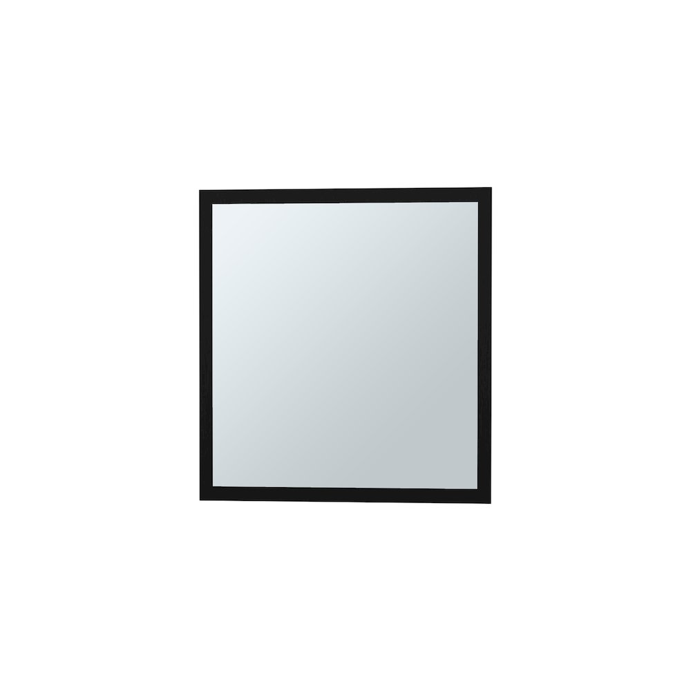 Loring Medicine Cabinet, 1 Door, 4 Shelves, 1 Mirror, Black. Picture 1