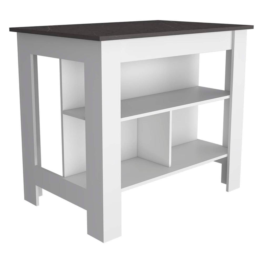 Delos Kitchen Island White - Onix. Picture 1