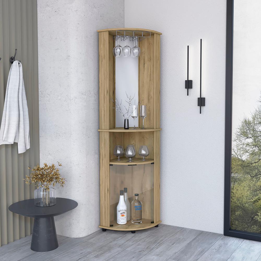 DEPOT E-SHOP Nashville - Corner Bar Cabinet Unit. Picture 4