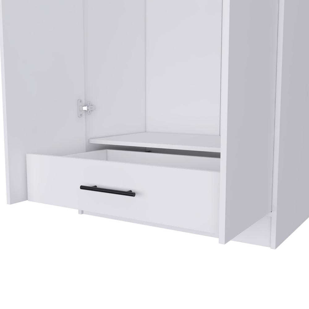 Darwin 180 Armoire - White. Picture 5