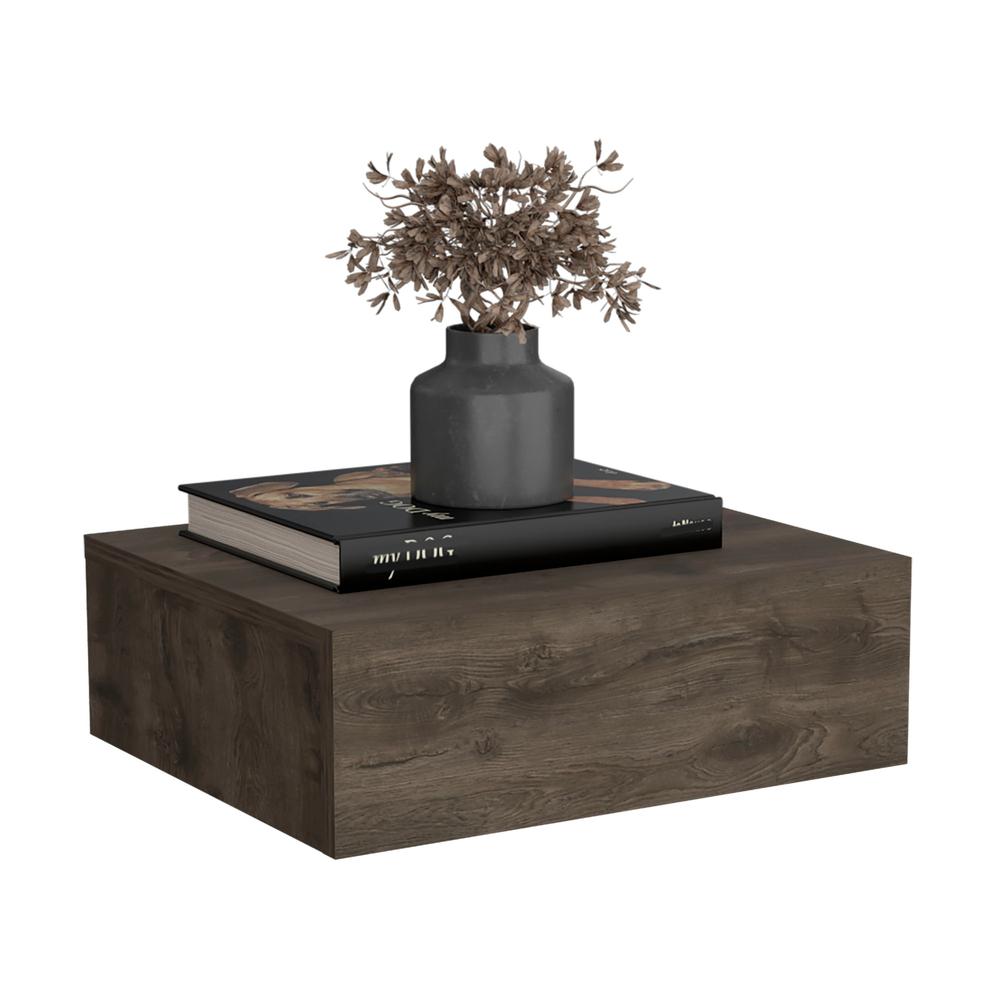 Ivor Floating Nightstand, Modern Wall-Mounted Bedside Shelf with Drawer. Picture 3