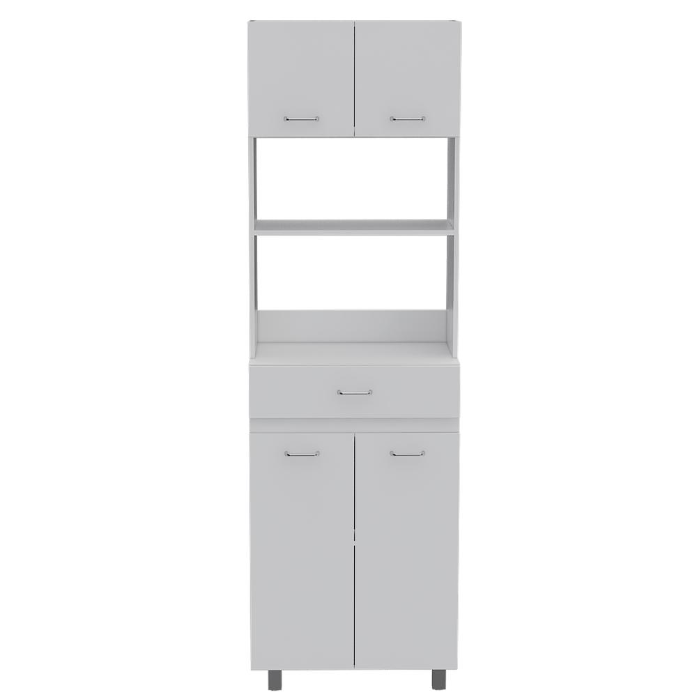 Mucura Microwave Cabinet White. Picture 1