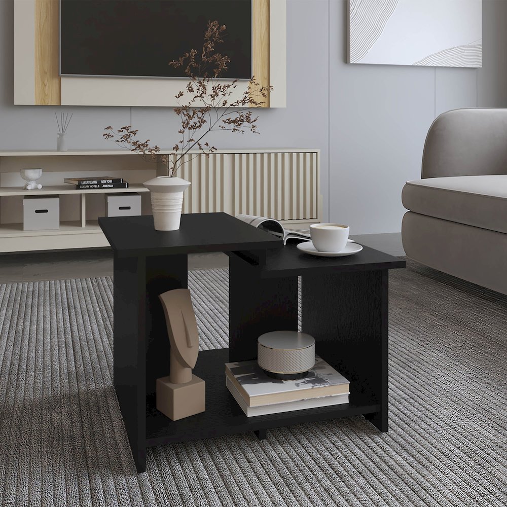 Hesston Coffee Table, Black Wengue. Picture 5